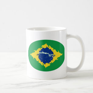 Café Taza Gnarly de la bandera del Brasil