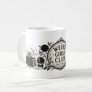 Café Taza gótica del club de chicas raras