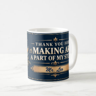Café Taza Gracias por Hacer que el Arte sea Parte de Mi