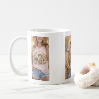 Café Taza gráfica floral de gatitos lindos para niñas