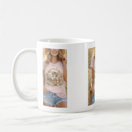 Café Taza gráfica floral de gatitos lindos para niñas