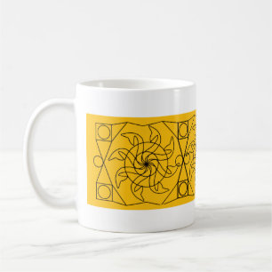 Café Taza - Gráfico de Rueda Hidráulica en Naranja
