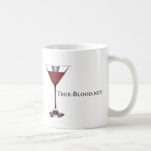 Café taza grande de cristal de True-Blood.net Martini