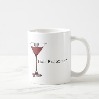 Café taza grande de cristal de True-Blood.net Martini