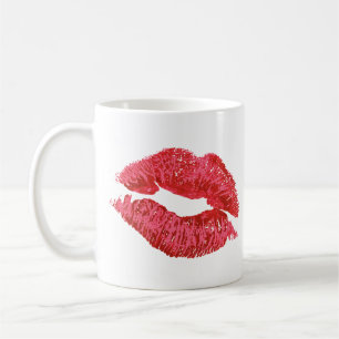 Café Taza grande de los labios
