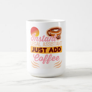 Café Taza grande para asistente legal de 15oz