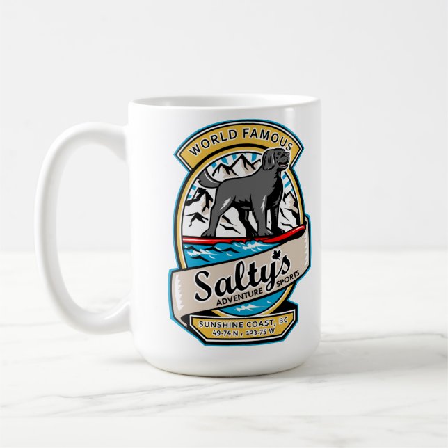 Café Taza grande salada de Dawg (Izquierda)