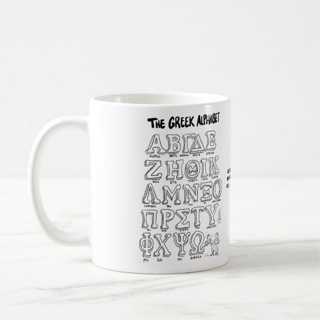 Café Taza griega de la chuleta de la vida (Izquierda)