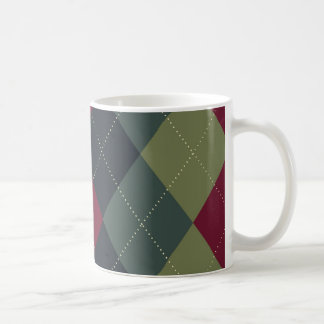 Café Taza gris, azul, magenta de Argyle