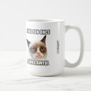 Café Taza gruñona de Cat™ - "me divertía una vez. Era