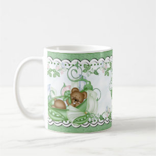 Café Taza - guisante de olor en una vaina
