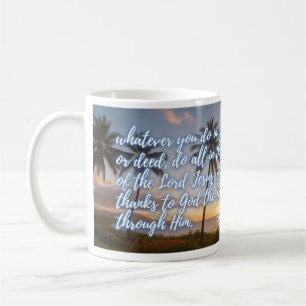 Café Taza Hacer Todo en el Nombre de Jesús