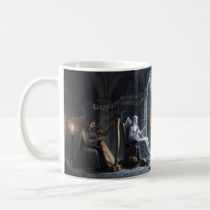 Café Taza Hallelujah Ruinas a la Luz de la Luna Tristez