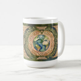 Café Taza Heart of Gaia - Árbol de la Vida Celta