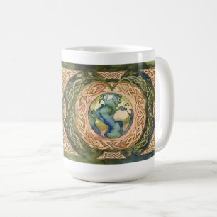 Café Taza Heart of Gaia - Árbol de la Vida Celta