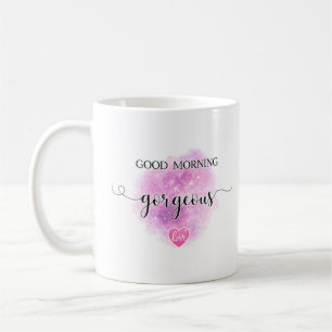 Café Taza Hermosa Buenos Días Regalo de Aniversario par