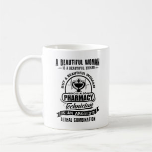 Café Taza hermosa de la mujer del técnico de la