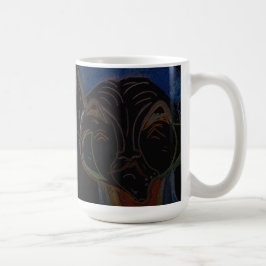 Café Taza híbrida de ciencia ficción