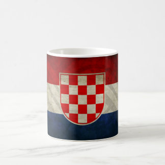 Café Taza histórica croata de la bandera