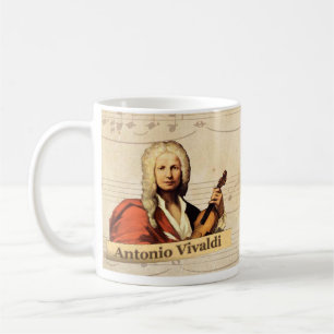Café Taza histórica de Antonio Vivaldi