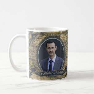 Café Taza histórica de Assad del Al de Bashar