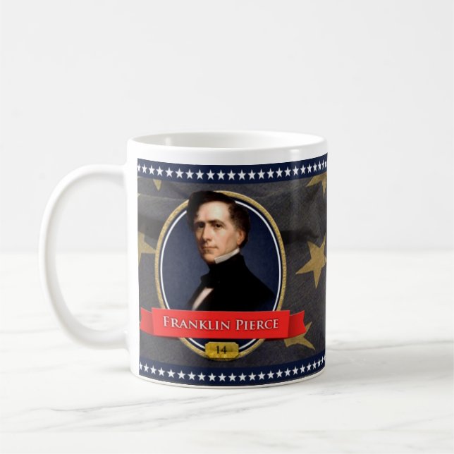Café Taza histórica de Franklin Pierce (Izquierda)