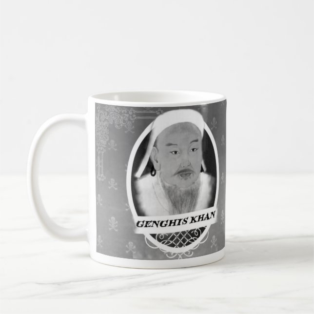 Café Taza histórica de Genghis Khan (Izquierda)