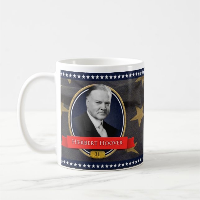 Café Taza histórica de Herbert Hoover (Izquierda)