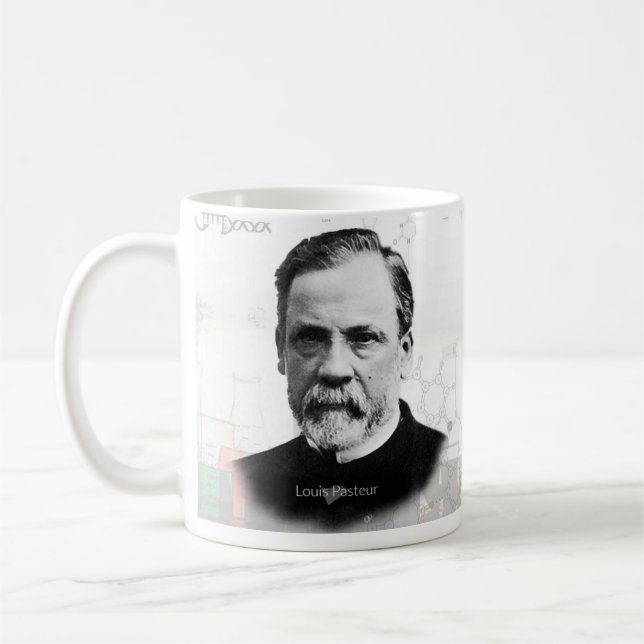 Café Taza histórica de Louis Pasteur (Izquierda)