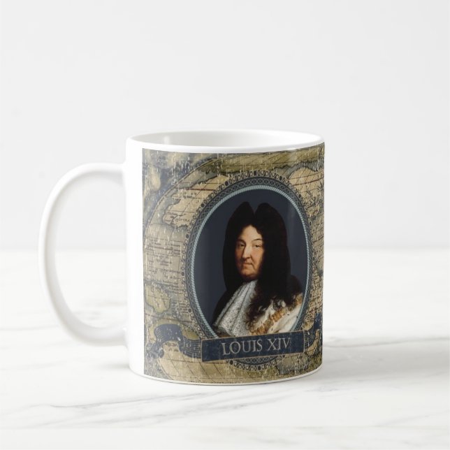 Café Taza histórica de Louis XIV (Izquierda)