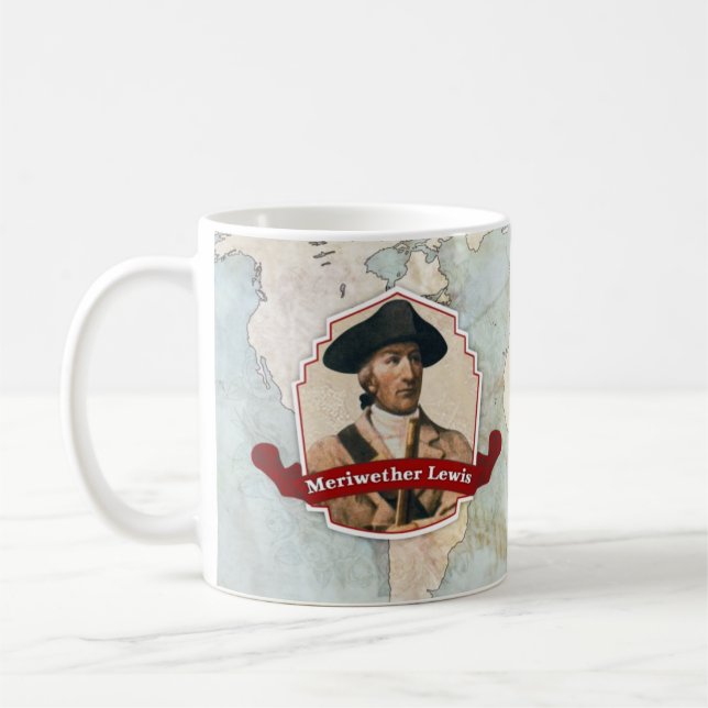 Café Taza histórica de Meriwether Lewis (Izquierda)