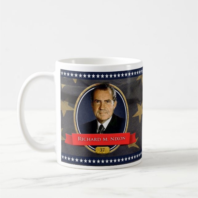 Café Taza histórica de Richard M. Nixon (Izquierda)