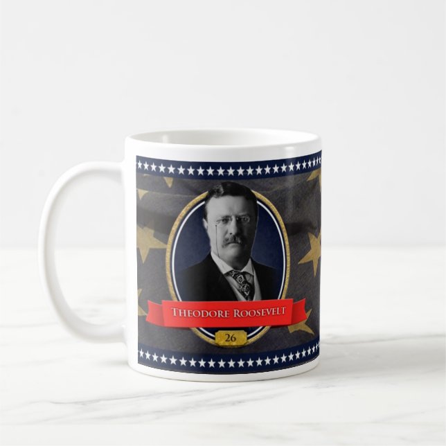 Café Taza histórica de Theodore Roosevelt (Izquierda)