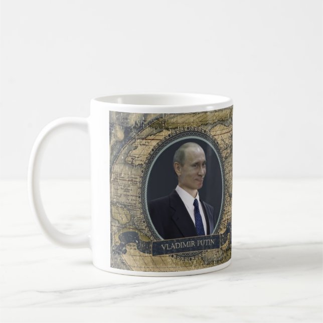 Café Taza histórica de Vladimir Putin (Izquierda)