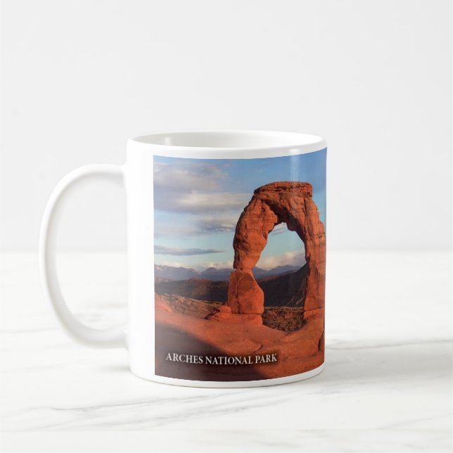 Café Taza histórica del parque nacional de los arcos (Izquierda)