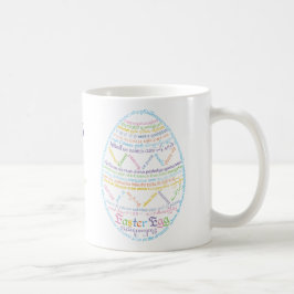 Café Taza Huevo de Pascua Wor(l)d