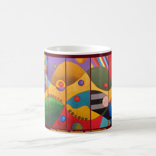 Café Taza humana de la dinámica (Centro)