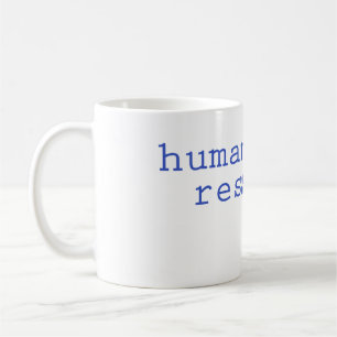 Café Taza humana de los recursos