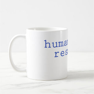 Café Taza humana de los recursos