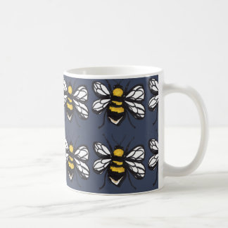 Café Taza humilde del abejorro de la marina de guerra