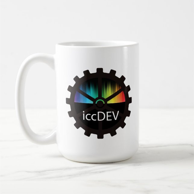 Café Taza iccDEV para un desarrollador de gestión de co (Izquierda)