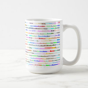 Café Taza II del diseño II del texto de Boston