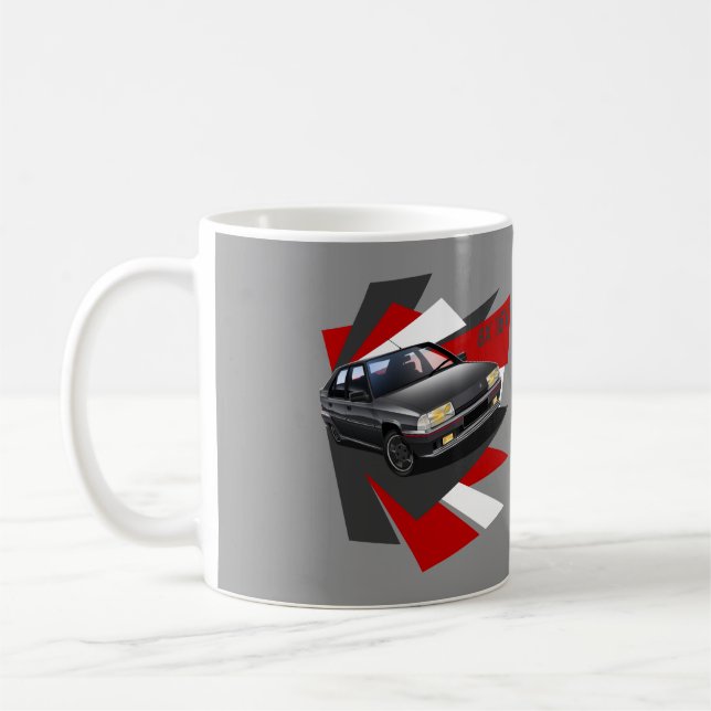 Café Taza ilustrada 16V de Citroen BX (Izquierda)