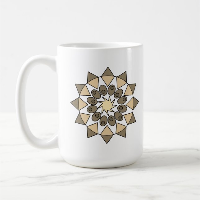 Café Taza - Imagen de Mandala (Izquierda)