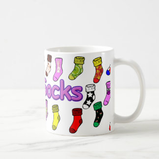 Café Taza impar de los calcetines