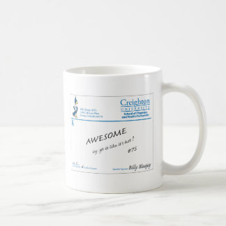 Café Taza impresionante de la escritura