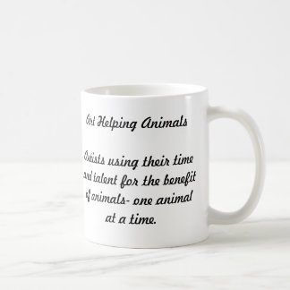 Café Taza impresionante del perro y declaración de AHA