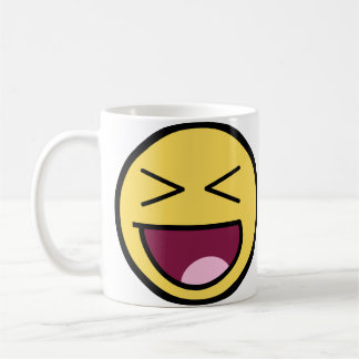 Café Taza impresionante feliz de la cara