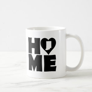 Café Taza Indiana Home Heart State o Taza de viaje