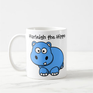 Café Taza infantil de dibujos animados personalizada Ha